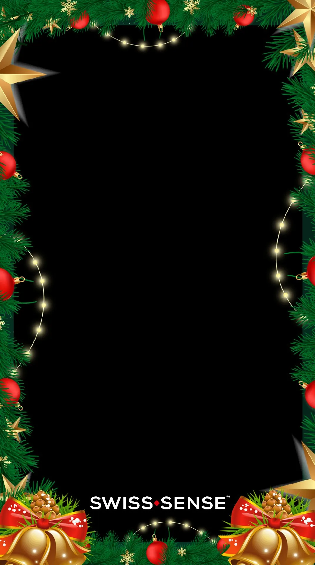 Swiss Sense kerst overlay voorbeeld